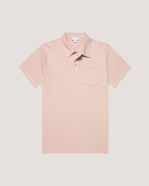 RIVIERA POLO SHIRT / PALE PINK