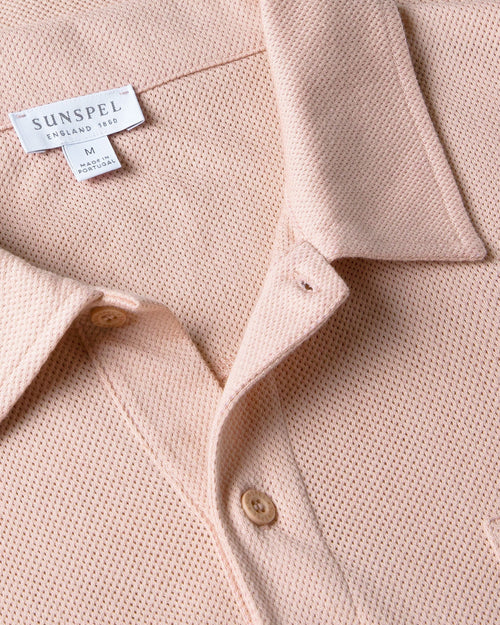 RIVIERA POLO SHIRT / PALE PINK