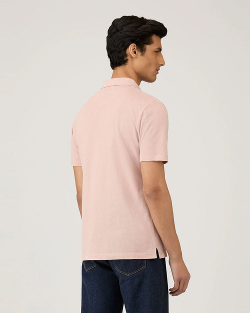RIVIERA POLO SHIRT / PALE PINK