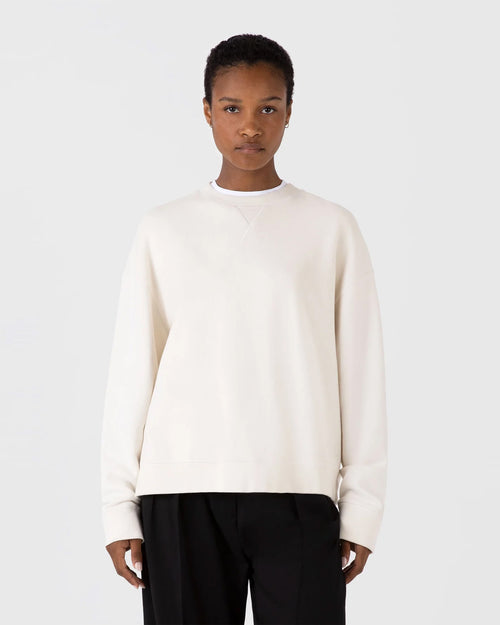 WMN'S LOOPBACK SWEATSHIRT / UNDYED