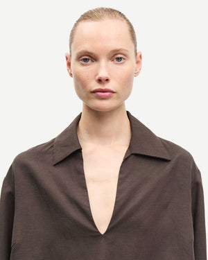 SADAPHNE SHIRT 15262 / MULCH