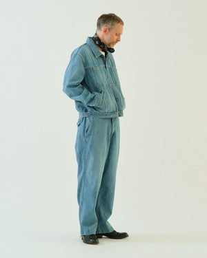 DENIM BAGGY PANTS / BLUE