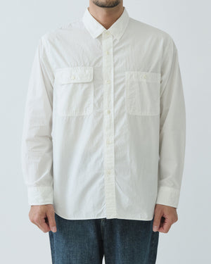 ORGANIC WORK SHIRT / CREAM