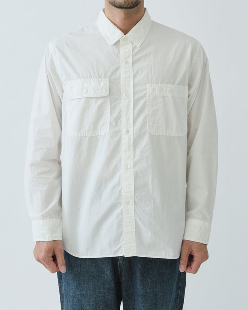 ORGANIC WORK SHIRT / CREAM