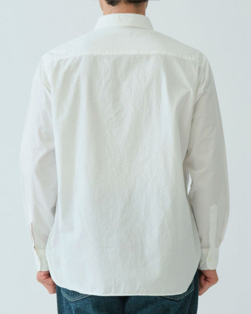 ORGANIC WORK SHIRT / CREAM