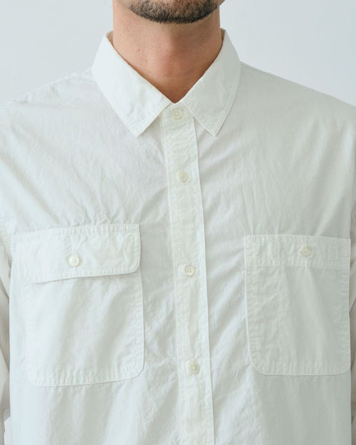 ORGANIC WORK SHIRT / CREAM
