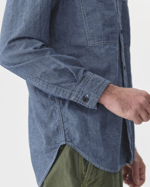 DUNGAREE WORK SHIRT / INDIGO