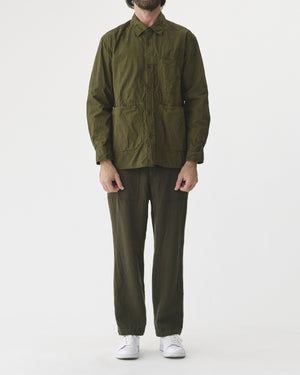 TYPEWRITER SHIRT JACKET / ARMY GREEN