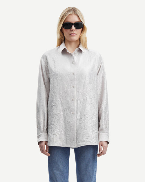 ALFRIDA SHIRT 15034 / WARM SILVER