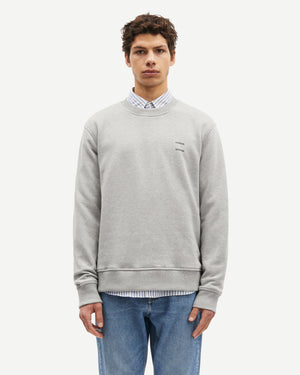 JOEL CREW NECK 11414 / GREY MELANGE