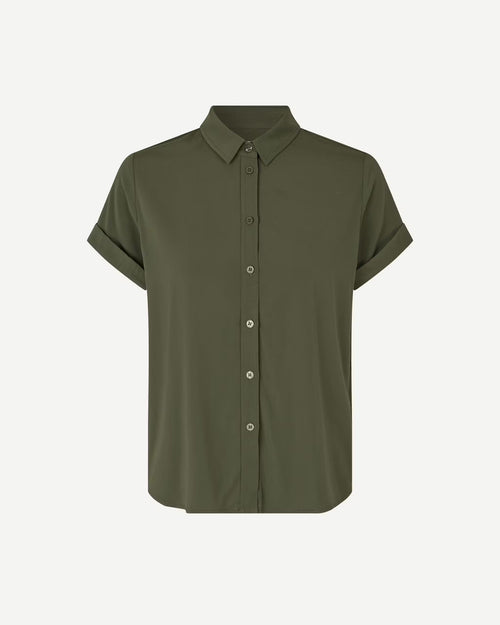 MAJAN SS SHIRT 9942 / FOREST NIGHT