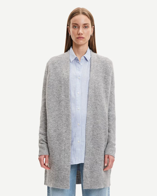 NOR CARDIGAN 7355 / GREY MELANGE