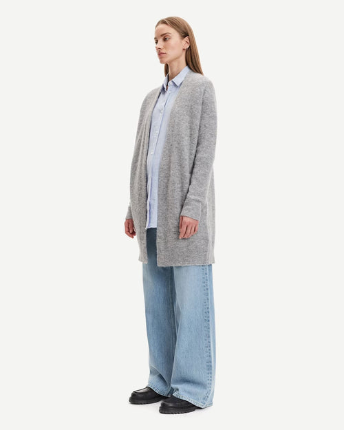 NOR CARDIGAN 7355 / GREY MELANGE