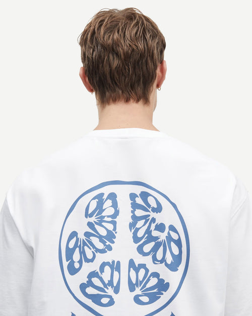 SAJOURNAL T-SHIRT 11725 / WHITE PEACE