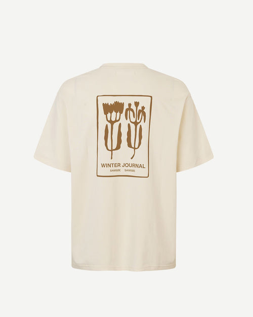 SAJOURNAL T-SHIRT 15316 / NEUTRAL FLOWER