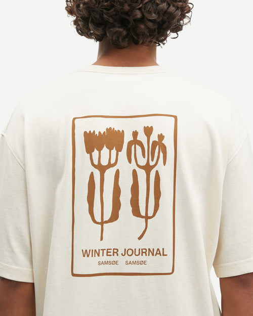 SAJOURNAL T-SHIRT 15316 / NEUTRAL FLOWER