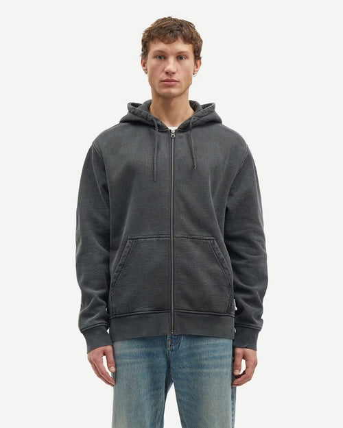 SAPIGMENT ZIP HOODIE 14485 / BLACK