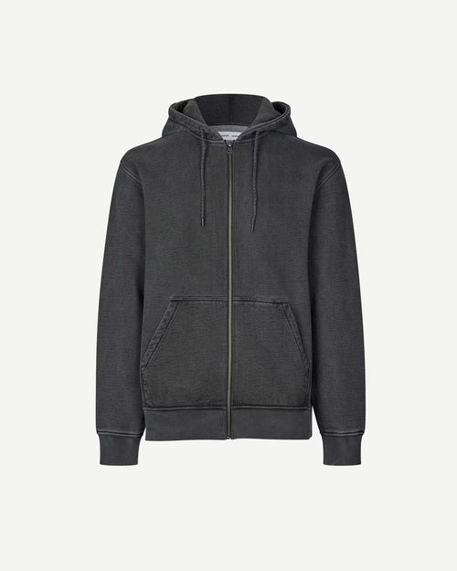 SAPIGMENT ZIP HOODIE 14485 / BLACK