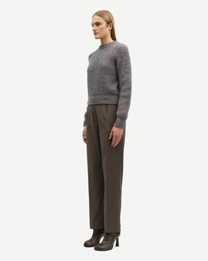 SARAMONA TROUSERS 14635 / BLACK OLIVE