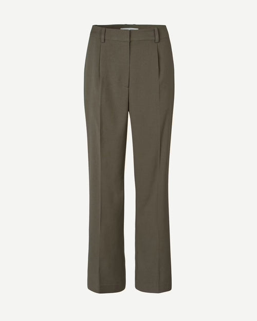 SARAMONA TROUSERS 14635 / BLACK OLIVE