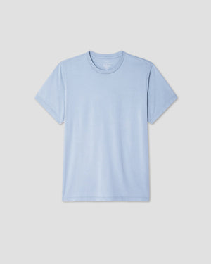 SUPIMA CREW TEE / LIGHT BLUE