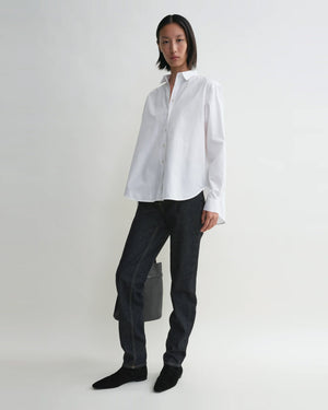 SIGNATURE COTTON SHIRT / WHITE