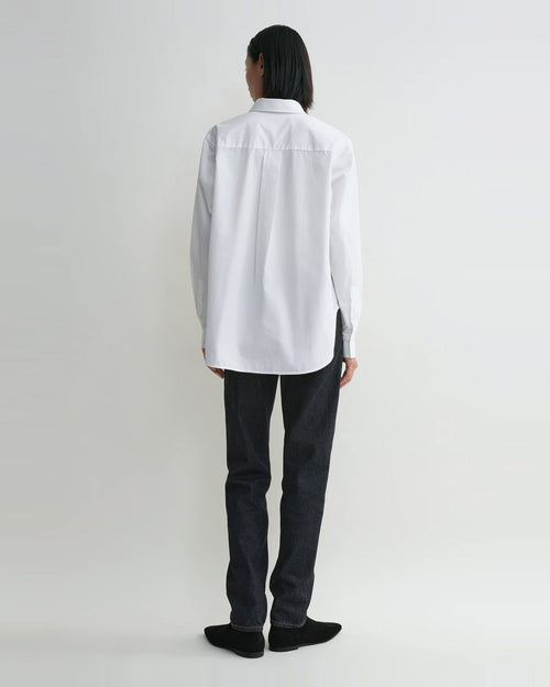 SIGNATURE COTTON SHIRT / WHITE