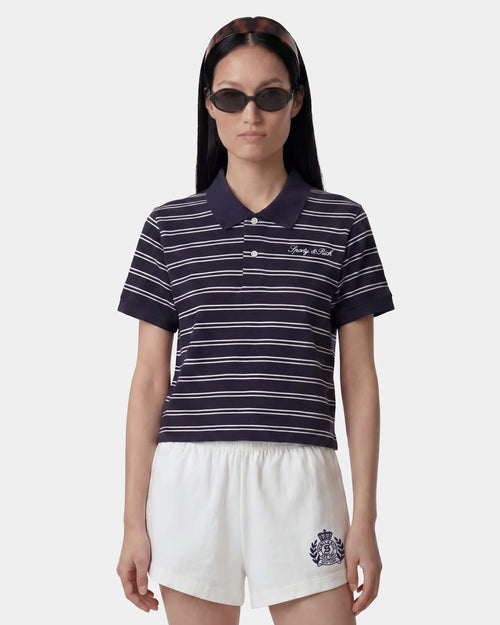SIGNATURE LOGO POLO / DARK NAVY/WHITE