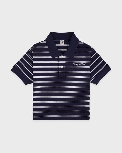 SIGNATURE LOGO POLO / DARK NAVY/WHITE