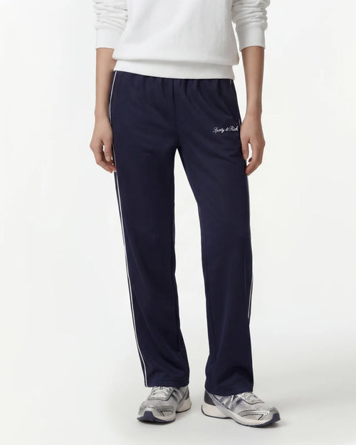 SIGNATURE LOGO RETRO TRACK PANT / DARK NAVY/WHITE