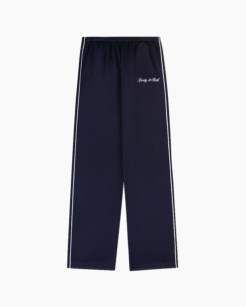 SIGNATURE LOGO RETRO TRACK PANT / DARK NAVY/WHITE
