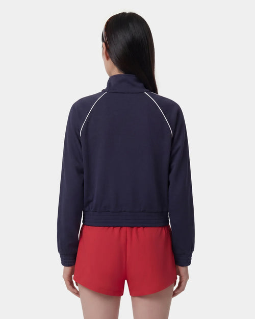 SIGNATURE LOGO RETRO TRACK JACKET / DARK NAVY/WHITE