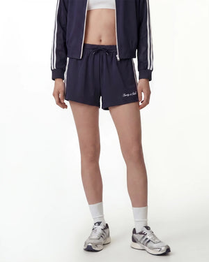 SIGNATURE LOGO RETRO TRACK SHORT / DARK NAVY/WHITE