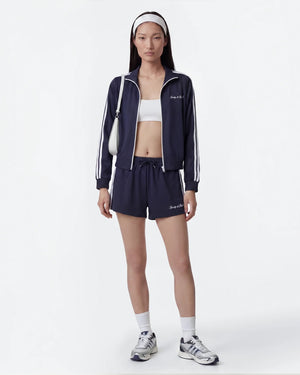 SIGNATURE LOGO RETRO TRACK SHORT / DARK NAVY/WHITE