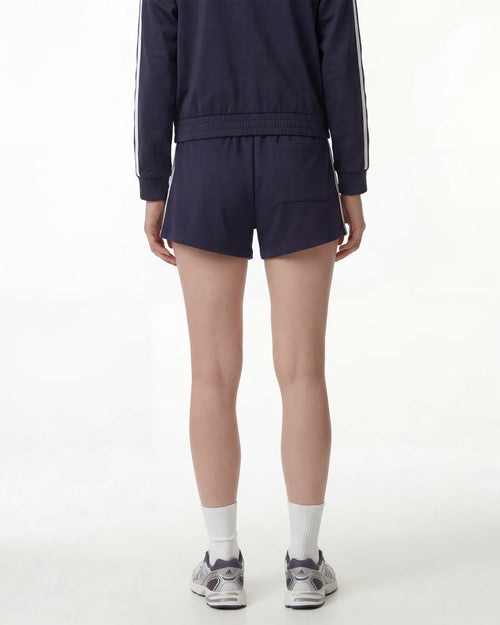 SIGNATURE LOGO RETRO TRACK SHORT / DARK NAVY/WHITE