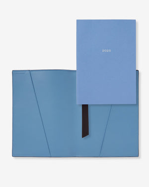 LUDLOW EVERGREEN REFILLABLE DIARY / NILE BLUE