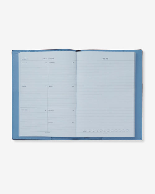 LUDLOW EVERGREEN REFILLABLE DIARY / NILE BLUE