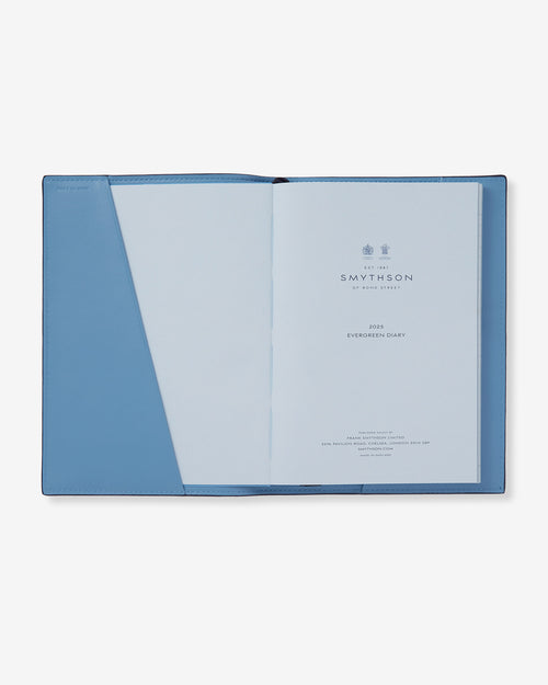 LUDLOW EVERGREEN REFILLABLE DIARY / NILE BLUE