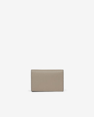 PANAMA FOLDED CARD CASE WITH SNAP CLOSURE / SANDSTONE