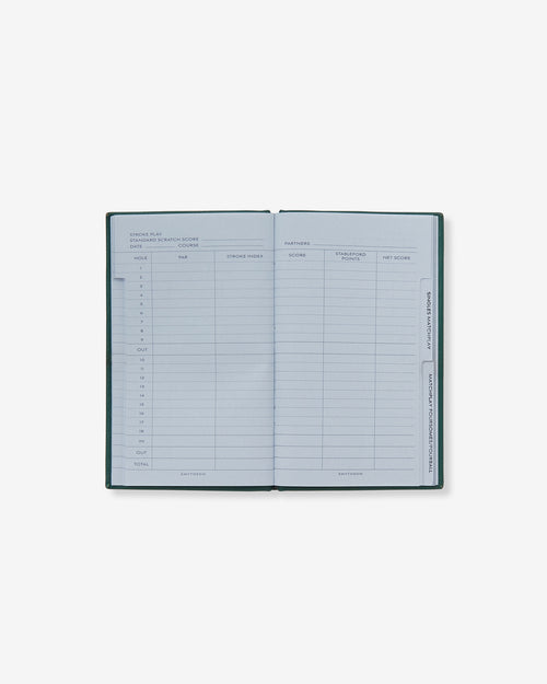 GOLF NOTES PANAMA POCKET NOTEBOOK / FOREST GREEN