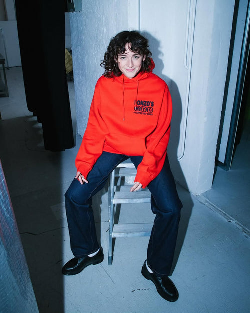 FONZO HOODIE / BRIGHT RED