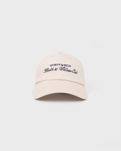 H&W CLUB EMBROIDERED HAT / CREAM NAVY