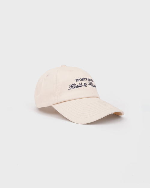 H&W CLUB EMBROIDERED HAT / CREAM NAVY