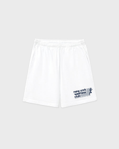 USA WELLNESS CLUB GYM SHORT / WHITE NAVY