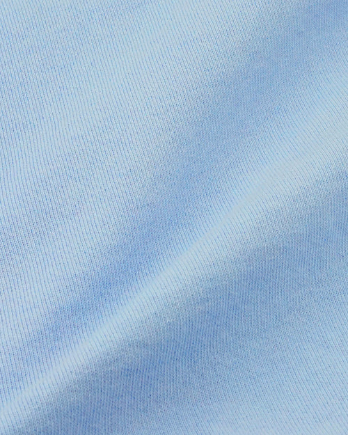 WELLNESS STUDIO CROPPED CREWNECK / SKY BLUE WHITE