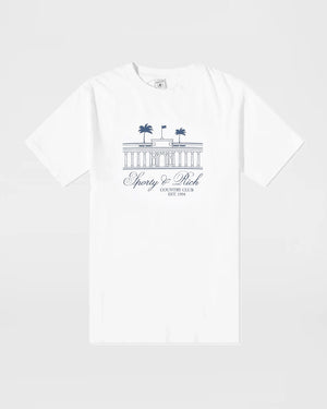 VILLA T SHIRT / WHITE NAVY