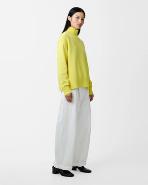 PATRIA ROLL NECK KNIT / ACID YELLOW