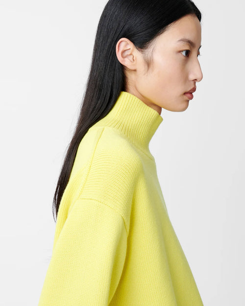 PATRIA ROLL NECK KNIT / ACID YELLOW