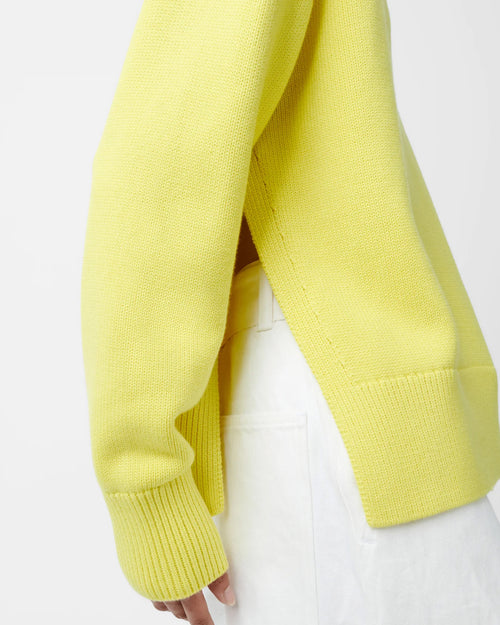 PATRIA ROLL NECK KNIT / ACID YELLOW