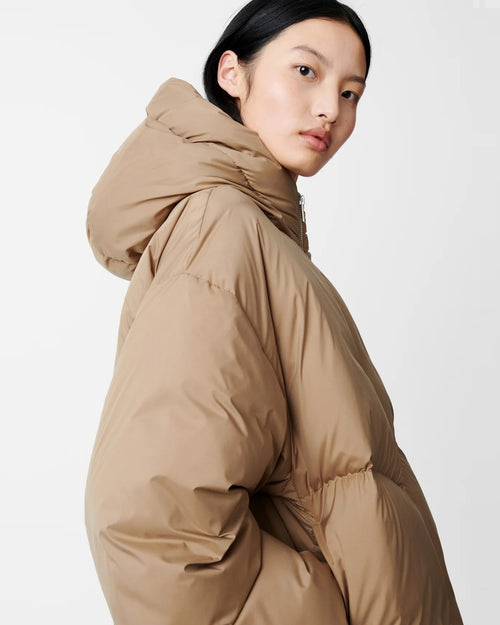 DANA PADDED COAT / BEIGE